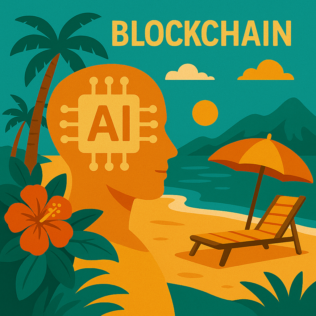 ブロックチェーンとAIの画像